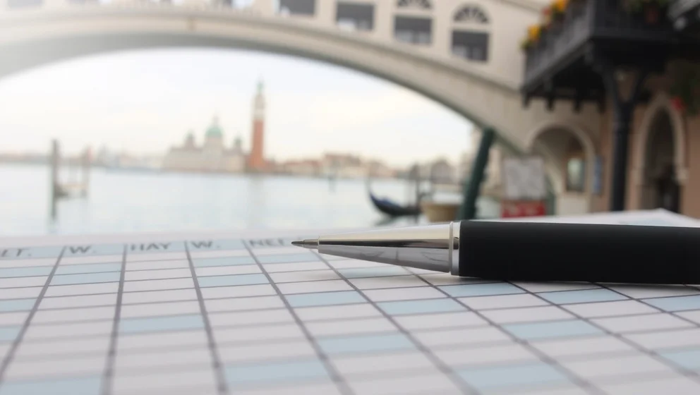 Bro i Venedig korsord och svenska ordlekar